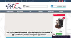 Desktop Screenshot of just-electrical.com.au
